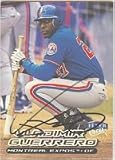 Vladimir Guerrero, Montreal Expos, 2000 Fleer Ultra Autographed Card