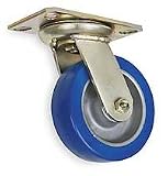 Industrial Grade 1NVX2 Swivel Caster, 10 In, 1750 Lb, Polyurethane