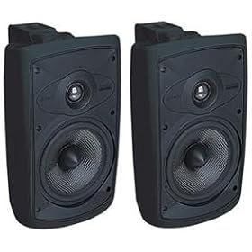 Niles OS5.5 Black (Pair) 5 Inch 2-Way High Performance Indoor Outdoor Speakers (FG00993)