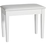Roland Piano Bench with Storage White