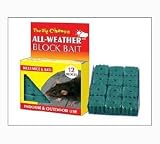 from STV Big Cheese STV Big Cheese All-Weather Block Bait Rat & Mouse Killer Pack 12 STV119