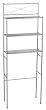 "Cross Style"  Metal Spacesaver, 3 Shelf, Satin Nickel