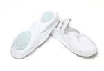 Demi-pointes en toile - bi-semelle en...