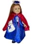 Felicity's Holiday Dress Complete Outfit for American Girl 18" Dolls