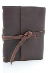 Genuine Leather Rustic Rider Photo Album - Stores 100 4x6 Photos, Dark Brown