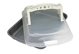 OvenStuff Non-Stick 14.5 Inch x 10.5 Inch x 2 Inch Roasting Pan with Matching Cover with Handles