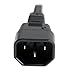 StarTech.com 6ft (1.8m) Heavy Duty Extension Cord, IEC 320 C14 to IEC 320 C15 Black Extension Cord, 15A 250V, 14AWG, Extension Power Cable, Heavy Duty AC Power Cord, UL Listed (PXTC14C156)