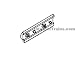 Details West HO Scale Code-70 2-Bolt Rail Bar