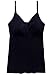 Nursing Tank Tops, Maternity Nursing Shirts Pajamas Sleep Bra for Breastfeeding (Medium: Fits for Weight 130-155 lb, Black+Grey (2Pcs))