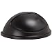 Rubbermaid Commercial Plastic Commercial Untouchable Waste Lid, Half-Round, 12.3" Width x 21.3" Depth x 9.5" Height, Black