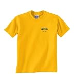Personalized custom embroidered volleyball design on t-shirt
