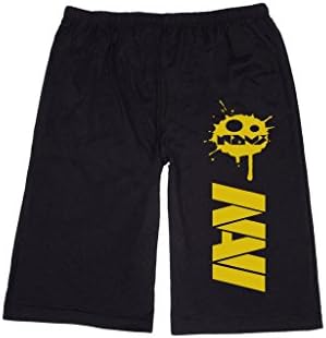 XJINGX Men's NaVi Natus Vincere logo Lounge breeches Shorts Pants L Black