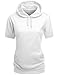 Xpril Women's Cotton Zip up Hoodie T-Shirt