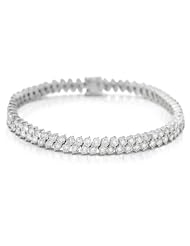 Diamond 18k White Gold Tennis Bracelet