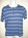 MORPHINE GENERATION Mens Stripe Henley Shirt