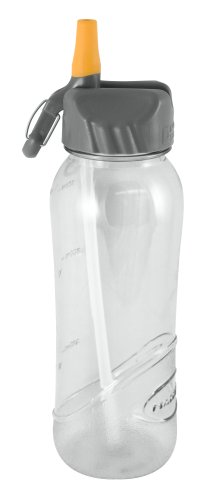 Childrens Toyshop  Sporting Goods : Nathan 700-ml Pure Bottle with Flip Straw, BPA Free