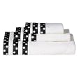 Dots Bath Towels - Black (Set of 3) Dots Bath Towels - Black (Set of 3)