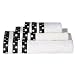 Dots Bath Towels - Black (Set of 3)