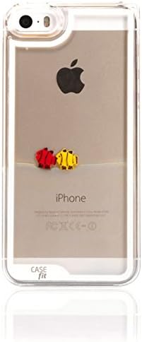 iPhone5 Aqua Case, Apple iPhone 5S Hard Cover 5 Colors - Retail Packaging (Clear)