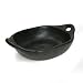 Clay Black Dish-with Handles "Black Gold Dish [with Handles - Black]" -Fair Trade Gifts