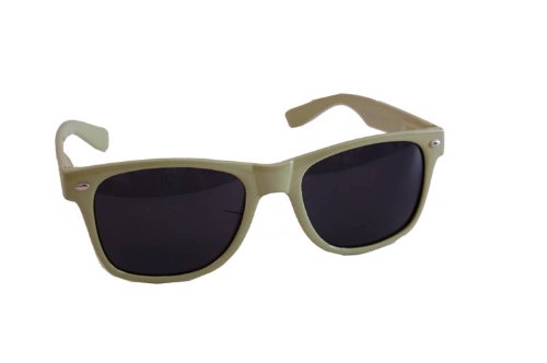 Classic Neon Green Wayfarers with Dark Lens
