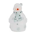 Battery Operated Was Snowman Candle - White (4"x7")
