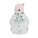 Battery Operated Was Snowman Candle - White (4"x7")