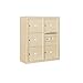 Salsbury Industries 3809D-05SFU 4C Surface Mounted Horizontal Mailbox, Front Loading, Double Column, 5 MB3 Doors, Usps Access, Sandstone