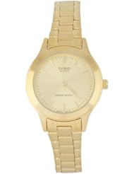 Casio #LTP1128N-9A Womens Metal Fashion Gold Tone Casual analog Watch