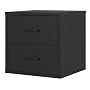 Foremost 327406 Modular 2-Drawer Cube Storage System, Black