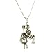 TrendToGo Sterling Silver Zodiac Aquarius Sign Pendant