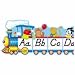 CDPCD3206 Bulletin Board,Alphabet Train,9 Pcs.,Grades PK-5,12-1/2