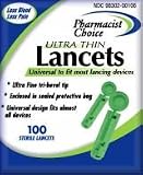 Pharmacist Choice Universal Ultra Thin Lancets Box of 100