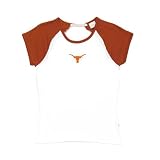 Antigua University of Texas Women's All Star Rib Raglan Short Sleeve Tee