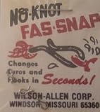 Fas-Snap No Knot Quick Attach Snap - For Lures & Hooks!