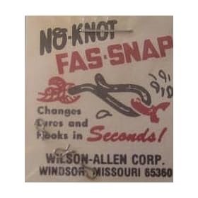 Fas-Snap "No Knot" Quick Attach Snap - For Lures & Hooks!