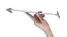 Camco 45641 RV White Refrigerator Door Stay