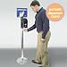 Hy5 9000 Portable Hand Sanitizer Dispenser Stand w/ Hands Free "No-touch" Dispenser
