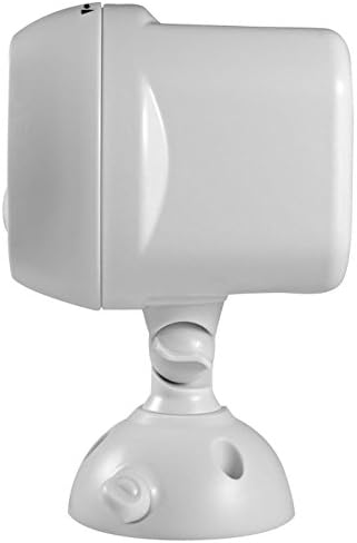Qualitus 300-Lumen Weatherproof Wireless Battery (4x D Batteries) Powered LED Ultra Bright Spotlight with Motion Sensor &amp; Auto-off Feature (WHITE, 1-pack)