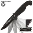 Smith & Wesson CKTACBSD Tactical Serrated Drop Point Knife, Black