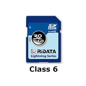 32GB 32 GB RiData SD SDHC Class 6 Memory Card for Canon EOS 1D Mark II N 1D Mark III 1D... by 