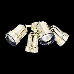 Casablanca K4K-4 Four-Light Swivel Bullet Fixture with Center-Stem, Antique Brass by Casablanca