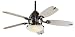 Hunter Deckenventilator Retro Nickel gebürstet