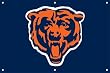Chicago Bears Indoor/Outdoor Fan Banner 3 ft x 2 ft NFL Football Fan Shop Sports Team Merchandise