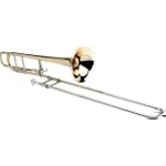 Bach LTGB42BO Stradivarius Professional Trombone Lacquer Gold Brass Bell Lightweight Slide