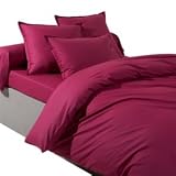Best quality plain percale duvet cover garnet king