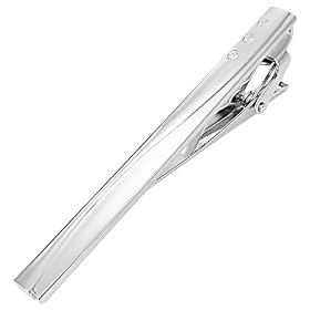 The Stainless Steel Jewellery Shop - Fashion Tie Clip with 3 Sunken Spots -... by The Stainless Steel Jewellery Shop