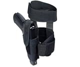 Concealed Ankle Holster, Fits Compact & Subcompact Pistols, Black