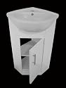 KEY CORNER WHITE BASIN AND FURNITURE UNIT
