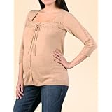 A Pea in the Pod: 3/4 Sleeve Button Front Maternity Sweater